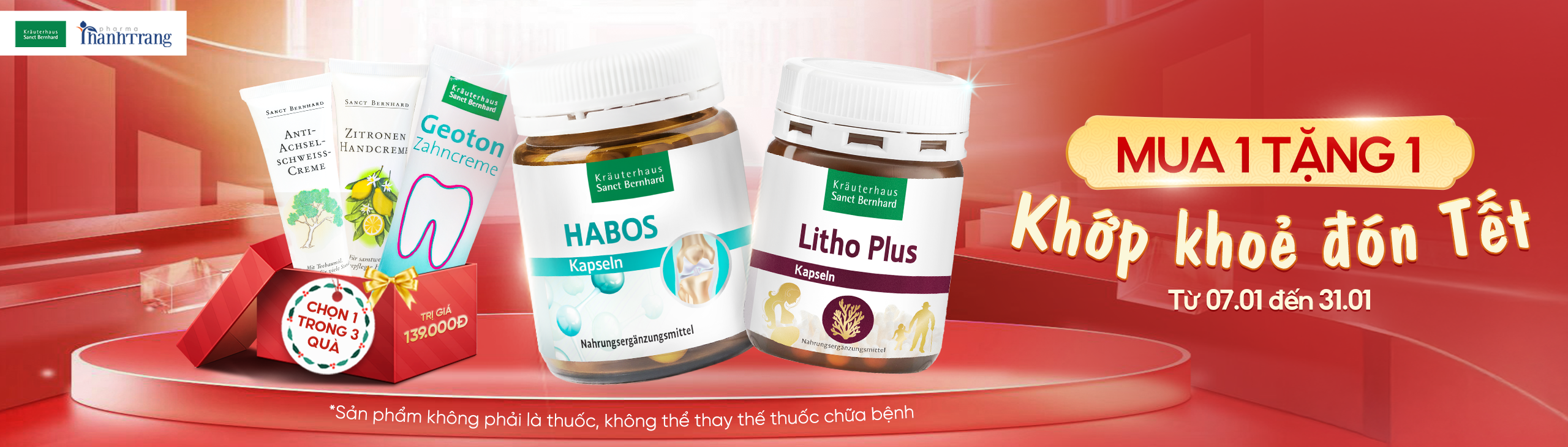 CTKM Mua 1 tặng 1: Khớp khoẻ đón tết